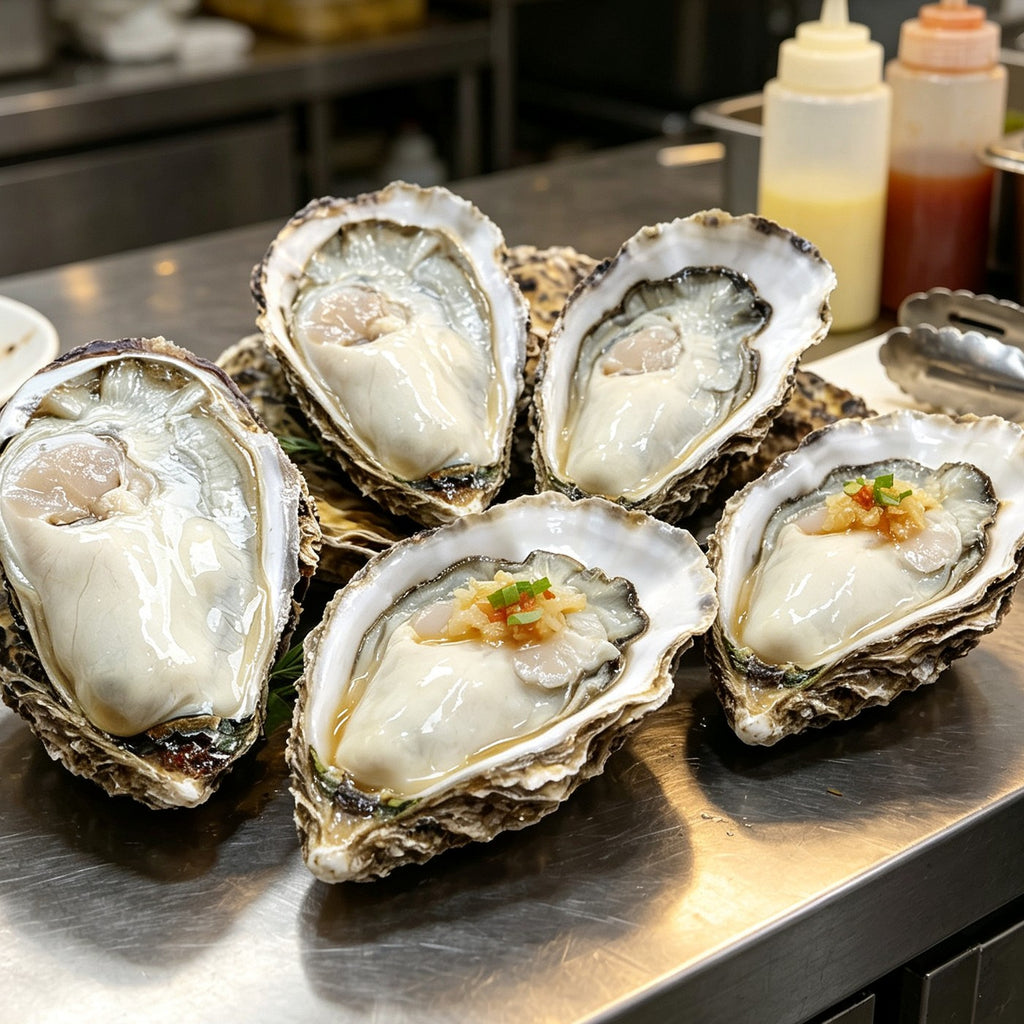 Fresh Oysters on the Half Shell