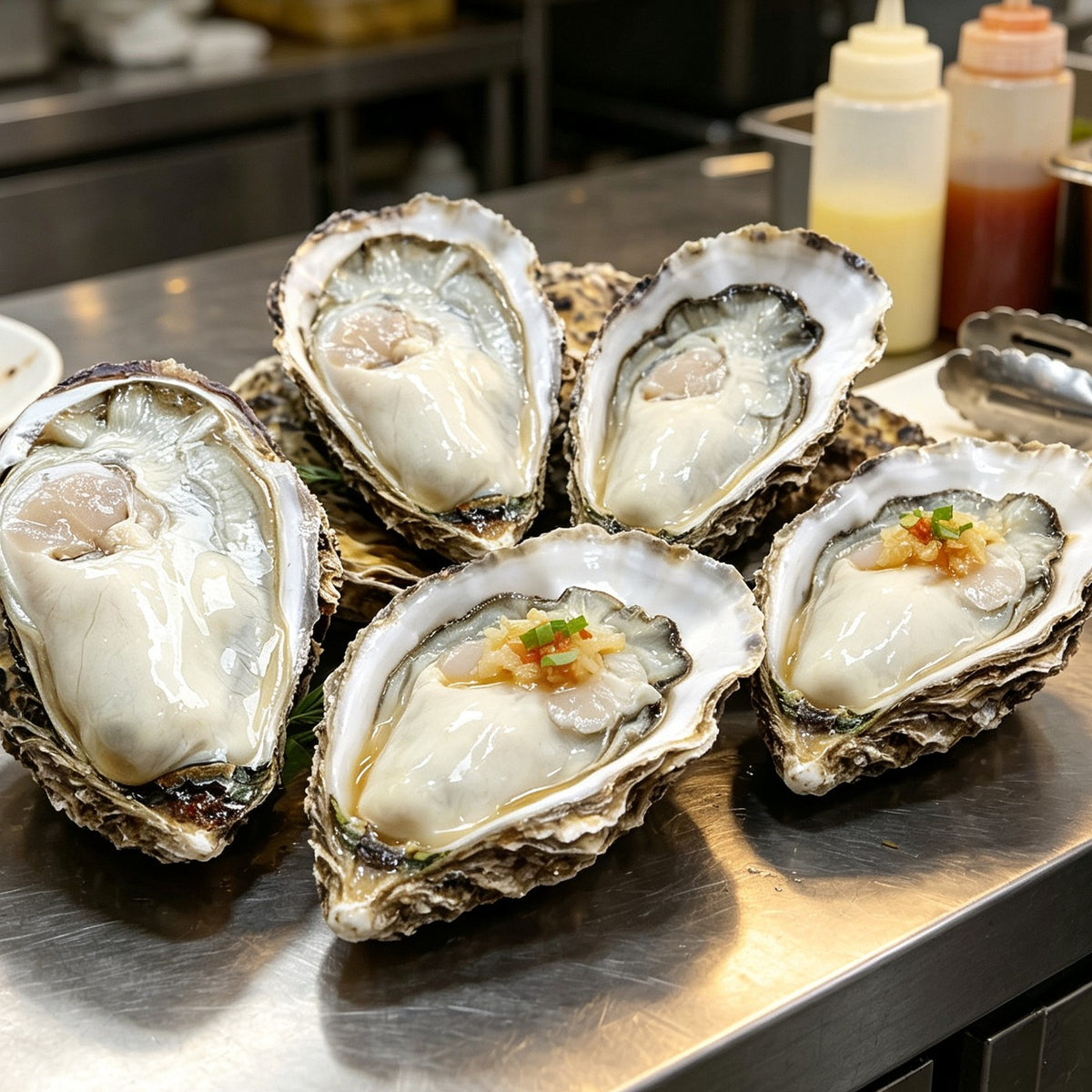 Fresh Oysters on the Half Shell