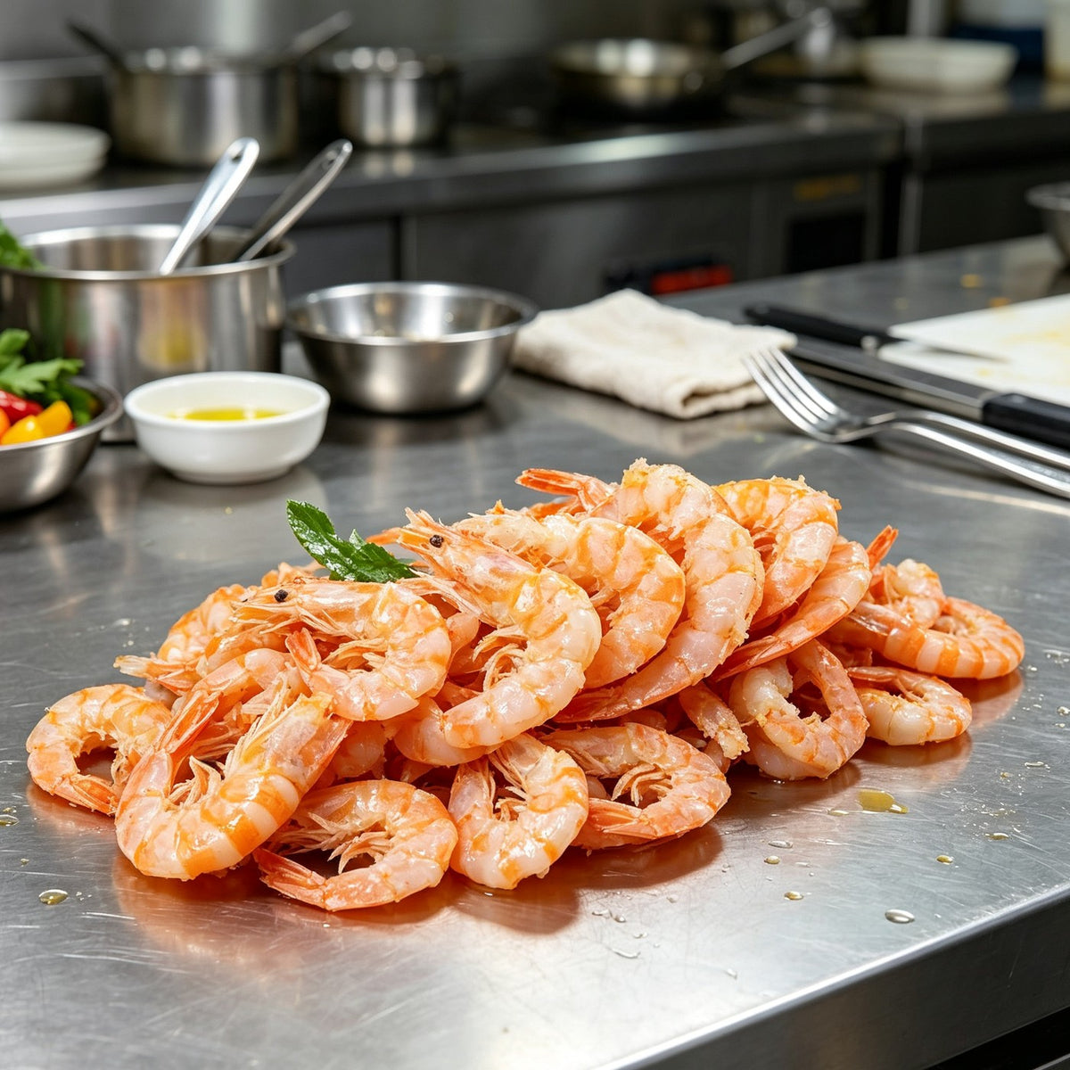 Cooked Peeled Shrimp, Sweet & Tender