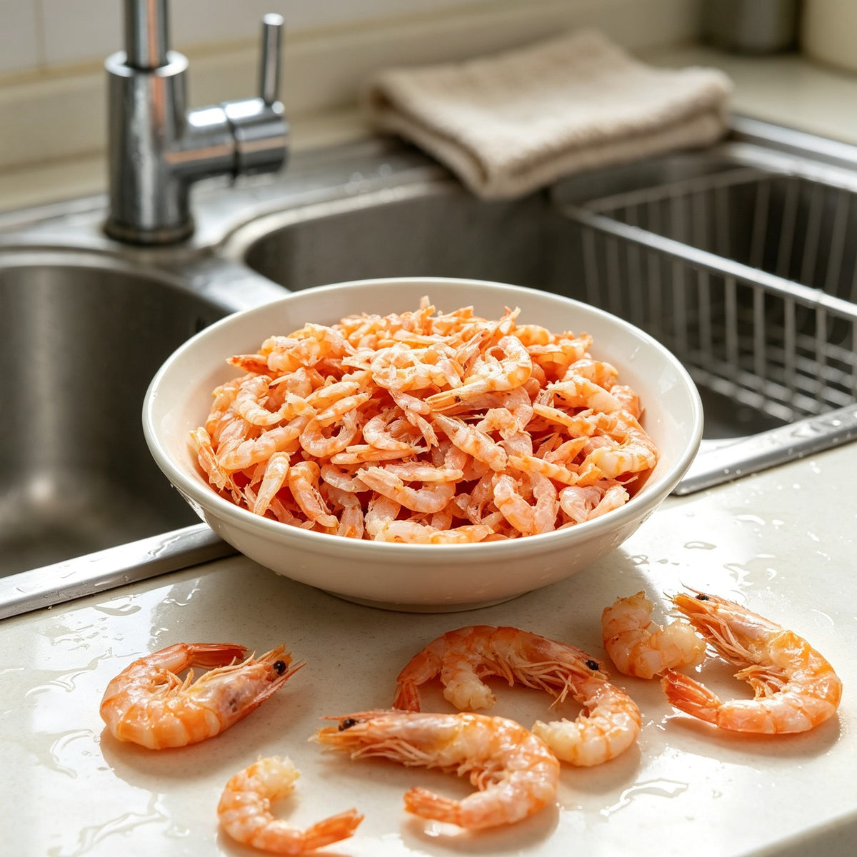 Cooked Peeled Shrimp, Sweet & Tender