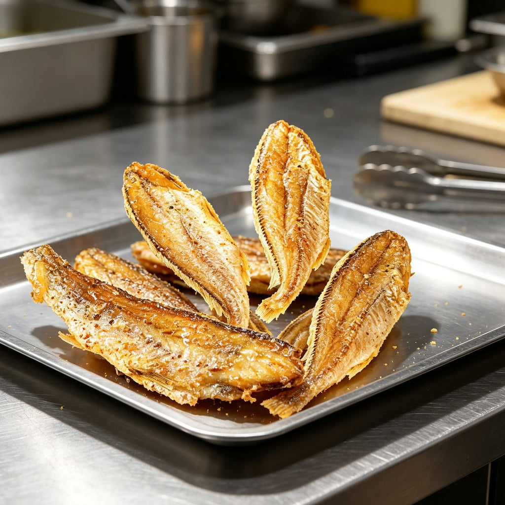 Golden Pan-Fried Yellow Croaker, Whole