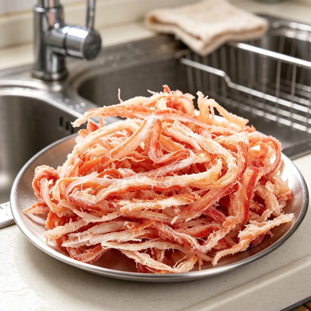 Fresh Squid Strips, Tender & Versatile